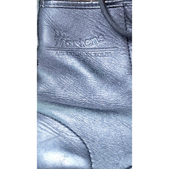 Dr Martens Womens 6 Black 8 Eye Leather Combat Boots Grunge Punk Rock Destroyed - Picture 8 of 16